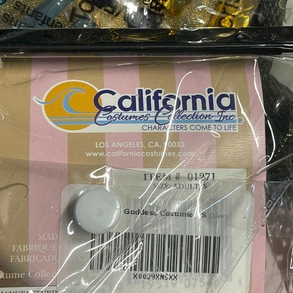 New California Costumes Adult Egyptian Goddess Costume Size S - Picture 10 of 12